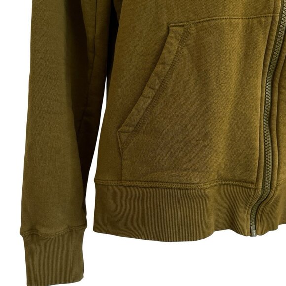 Pact Organic Cotton Hoodie Sweatshirt Full Zip Jacket Large Green Sustainable - Picture 9 of 16